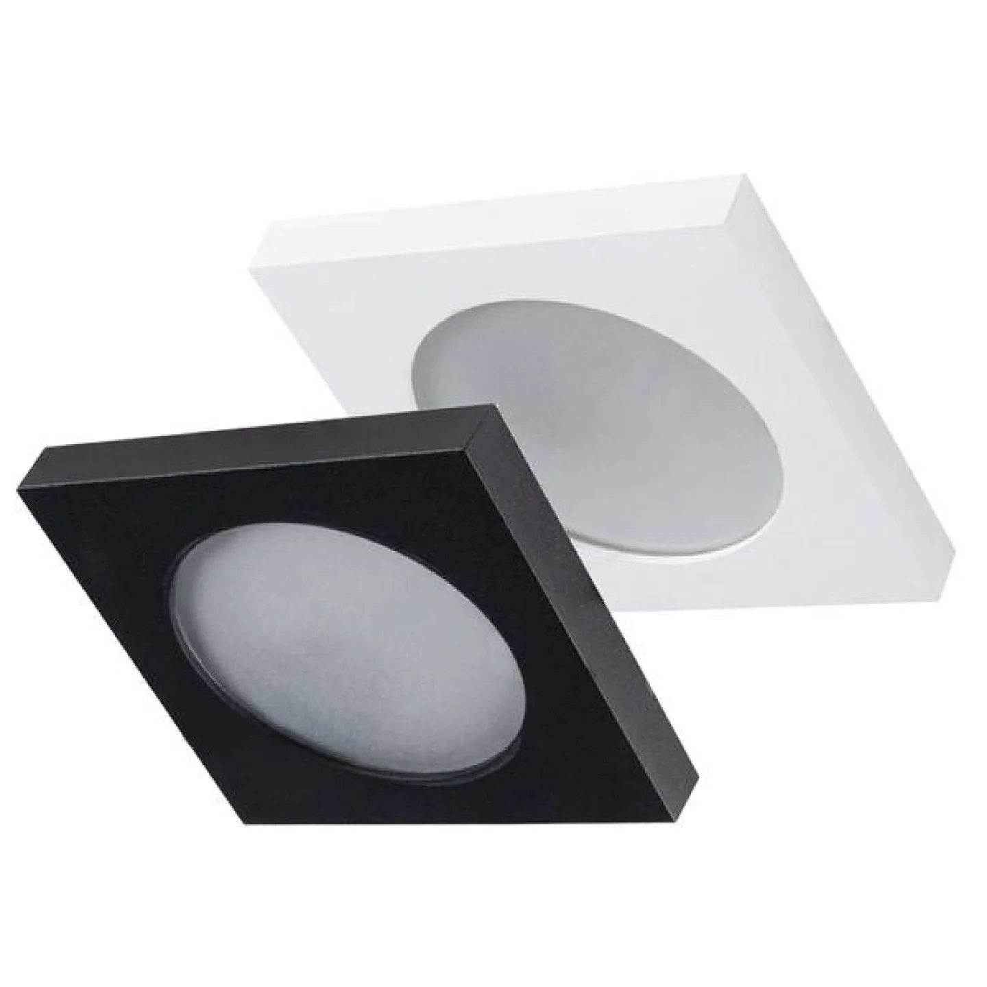 inbouwspot led vierkant zwart.