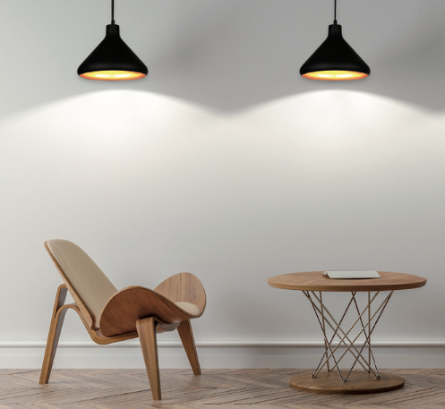 hanglamp led zwart goud e27 eettafel