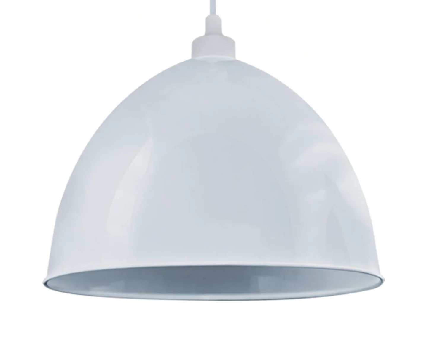 halve bol lamp e27 wit.