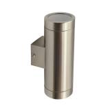 18011 buiten wandlamp rvs dubbel