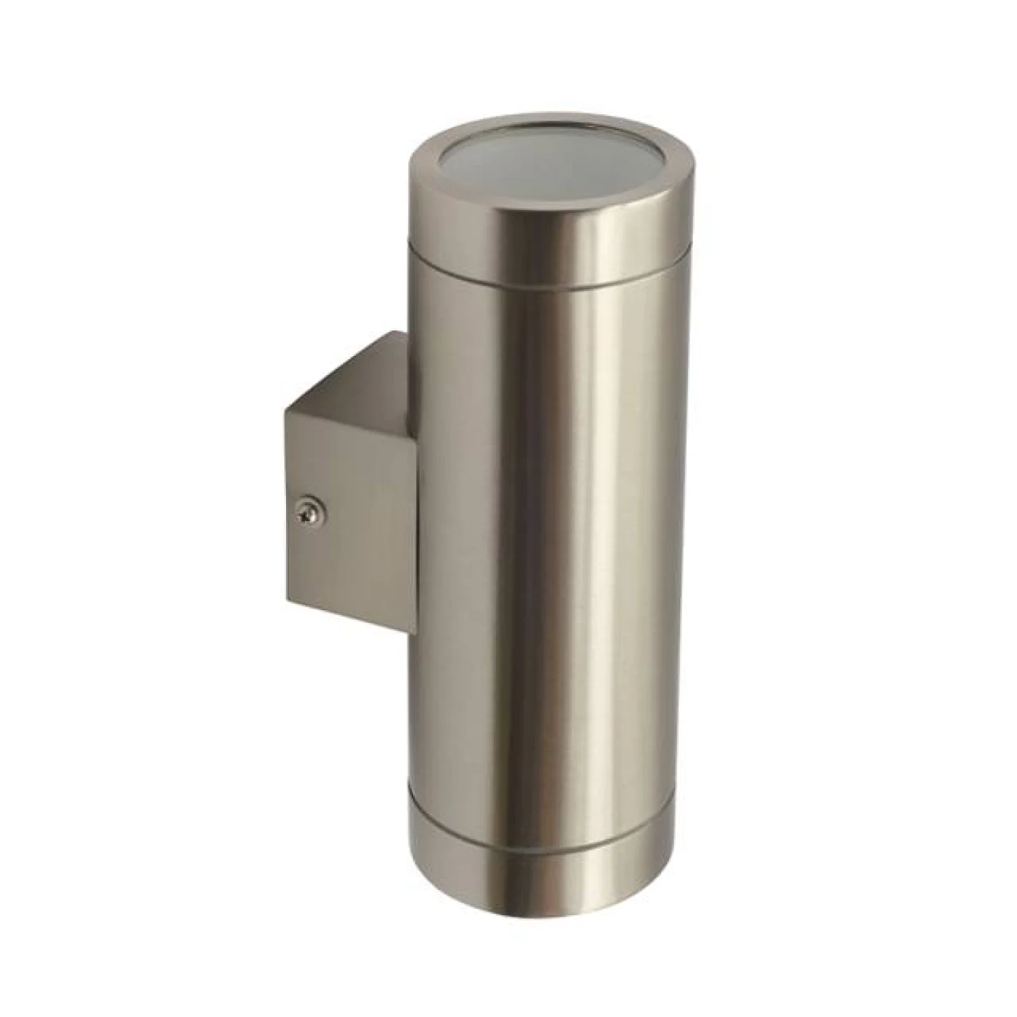 18011 buiten wandlamp rvs dubbel.