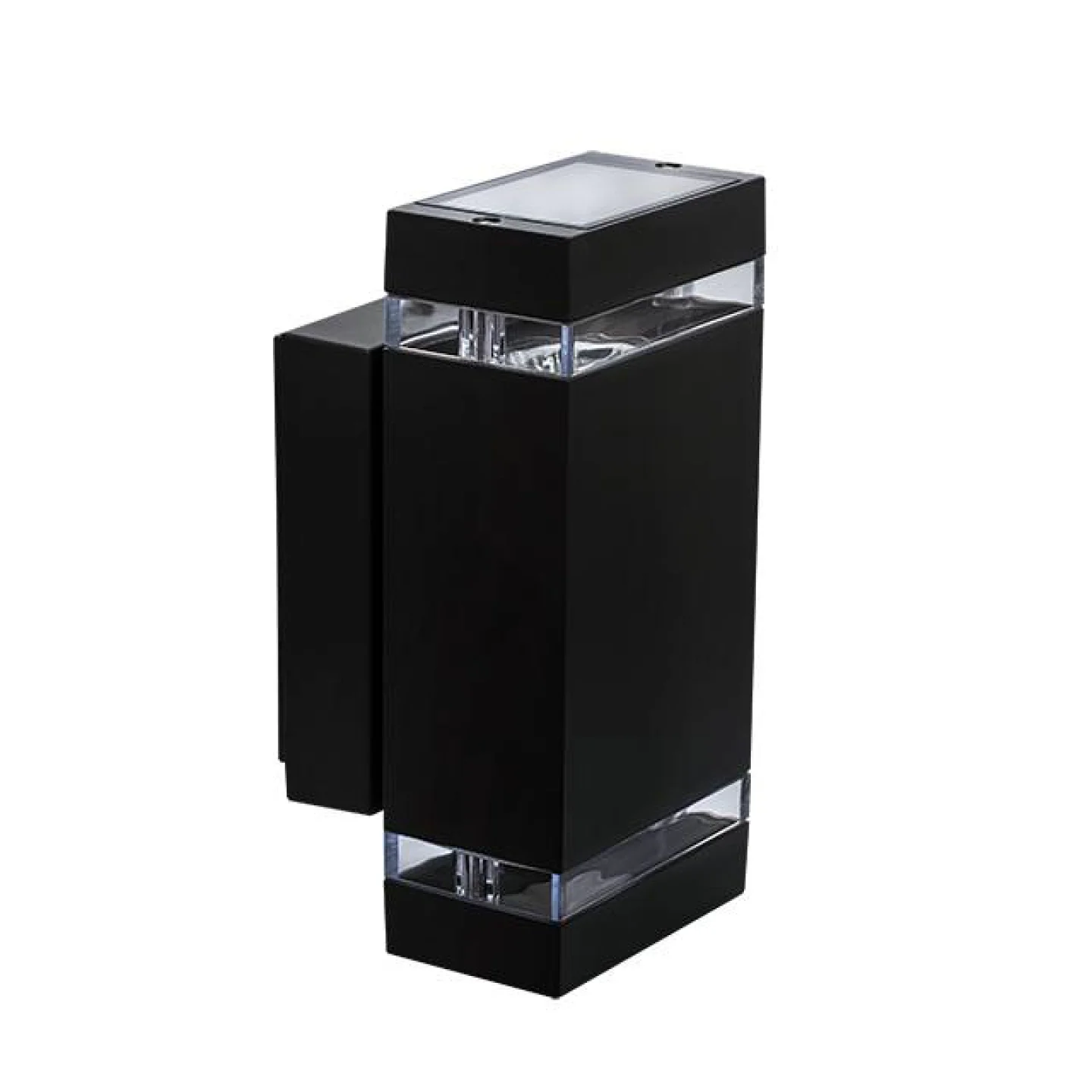 led buitenlamp zwart gevel.