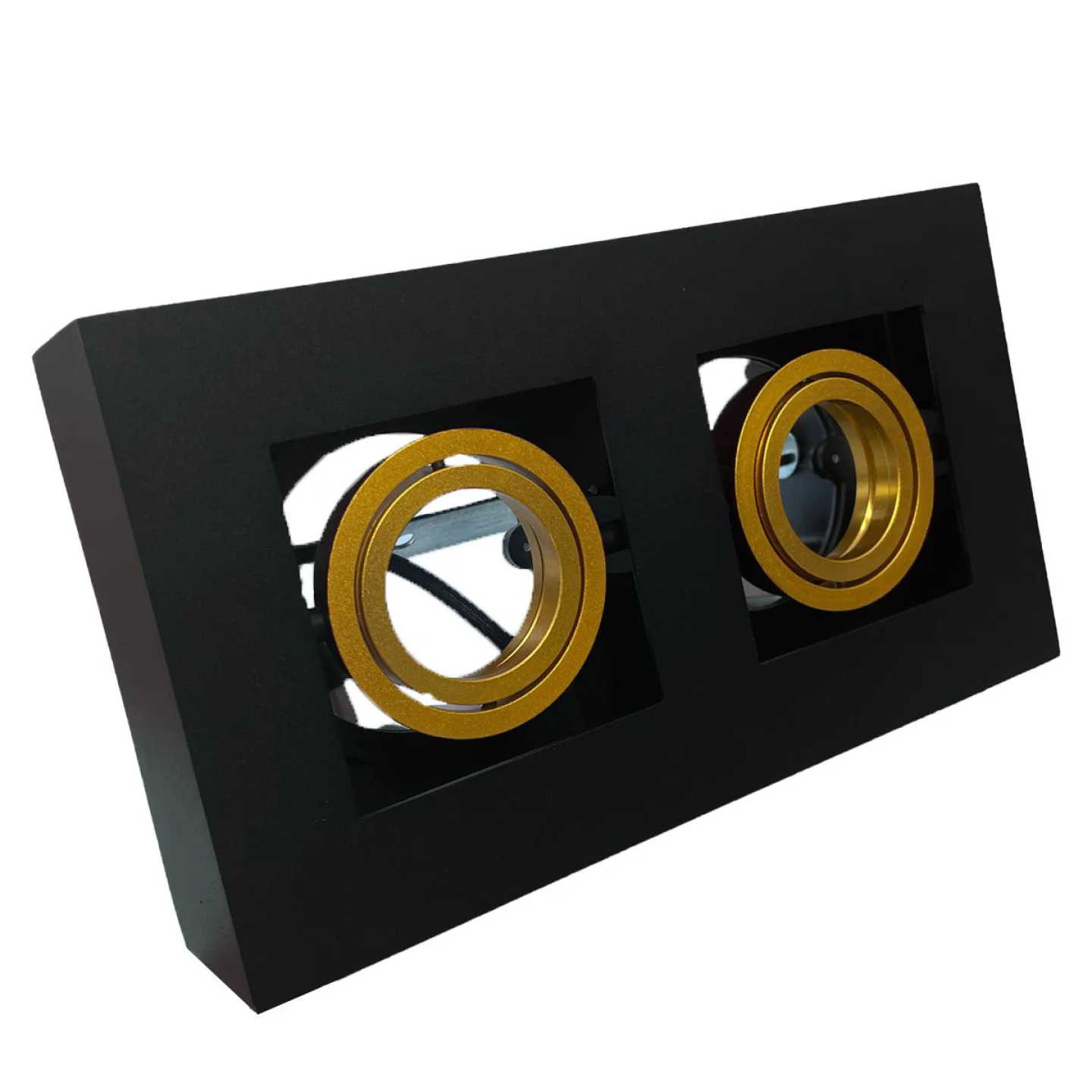 Nemo-II-opbouwspot-zwart-goud.