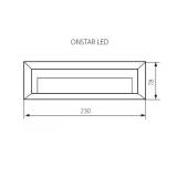 onstar le buitenlamp oprit bloembak