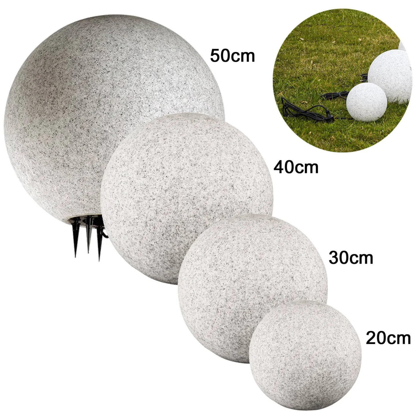 Stono lichtbol lichtgevend led E27 tuin.
