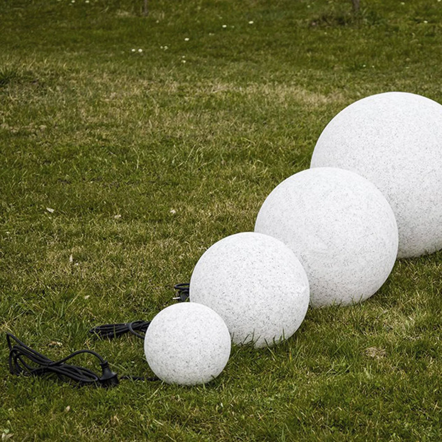 stono bol lichtgevend led wit tuin buite.