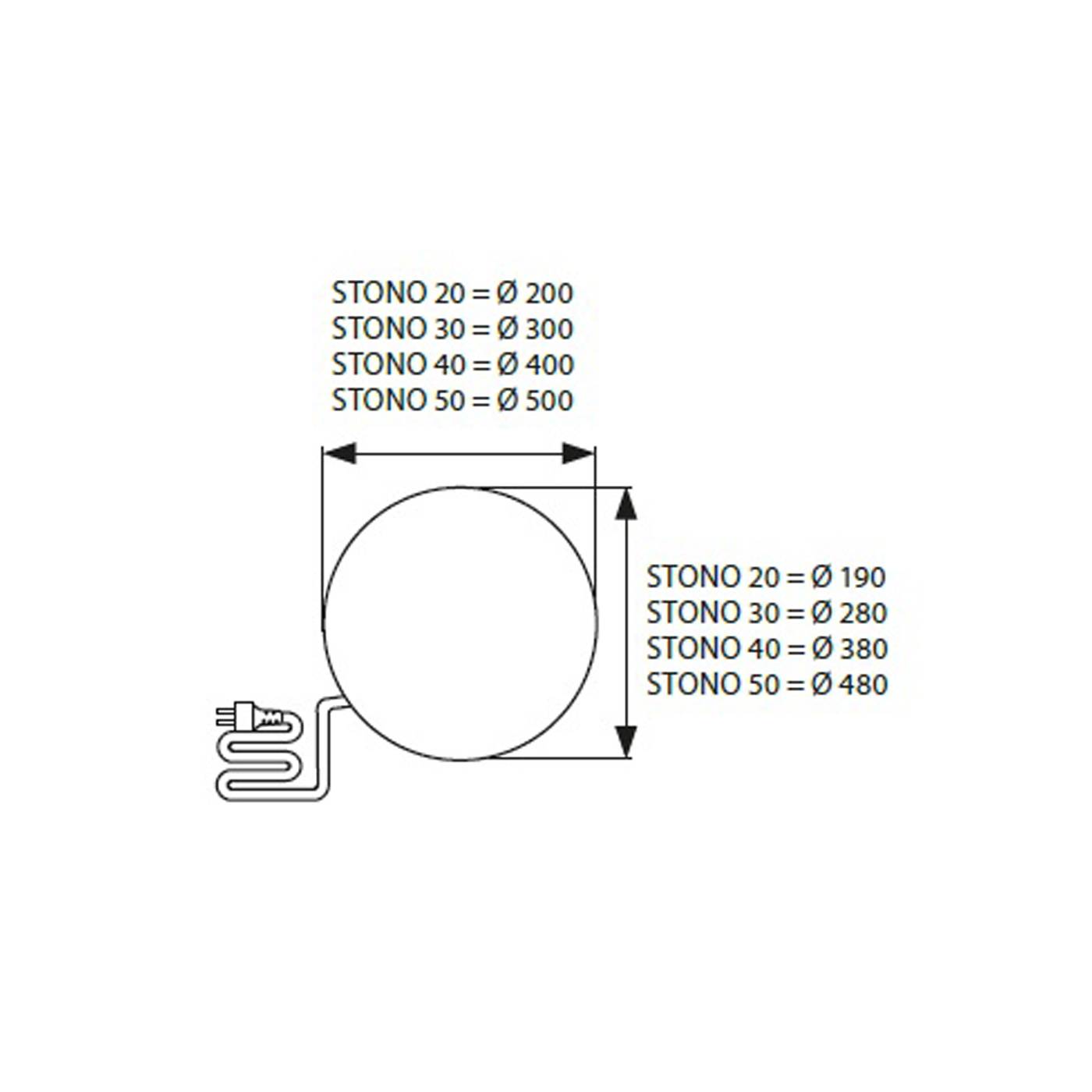 stono bol lichtgevend led tuin buiten