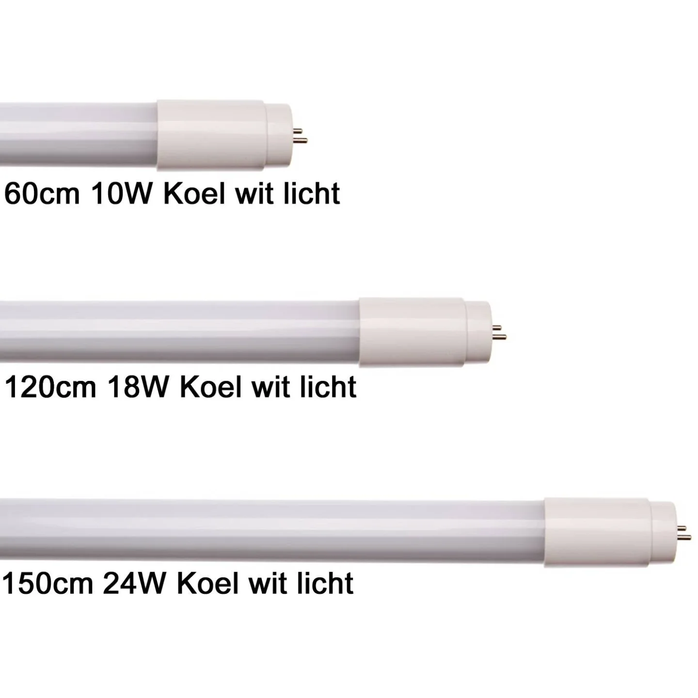 Led buis koel wit licht 60cm 120cm 150cm.