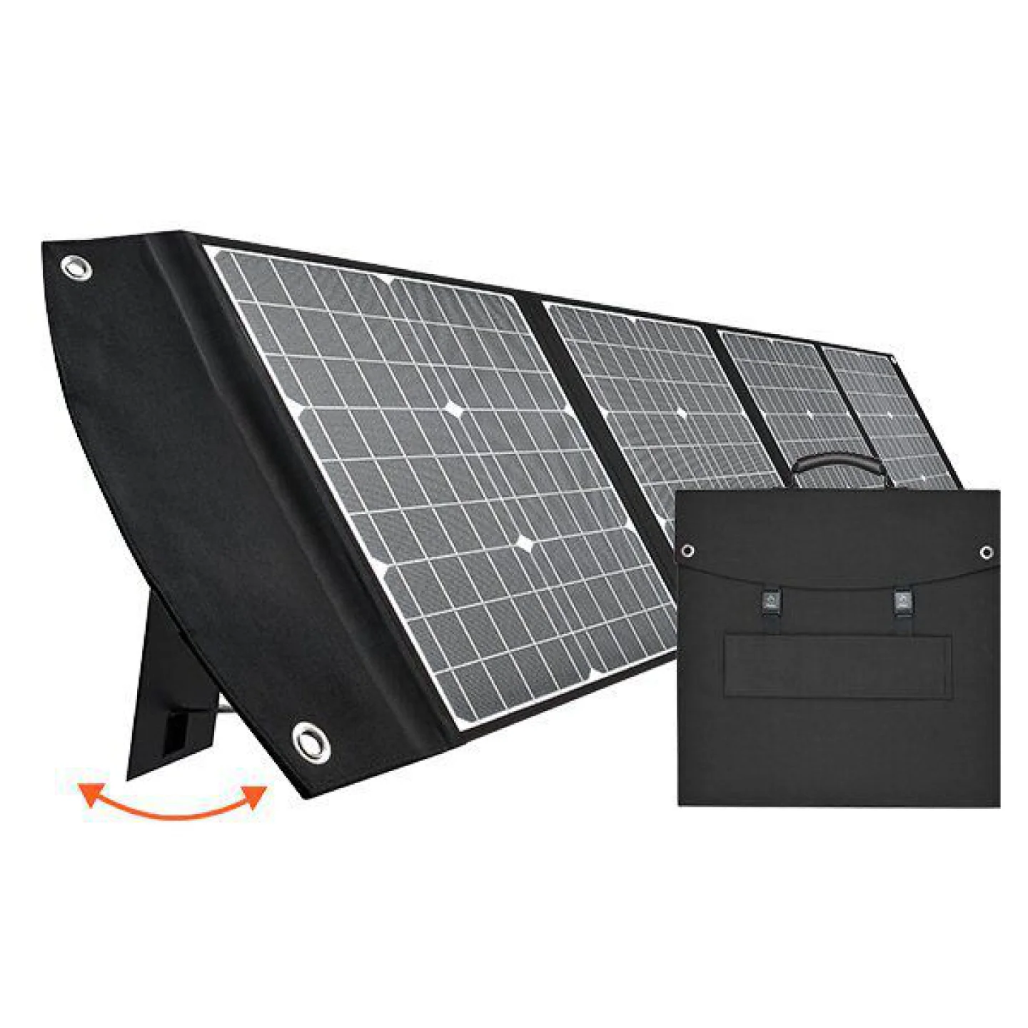 Zonnepaneel opvouwbaar tas 120W.