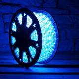 blauwe led lichtslang buiten